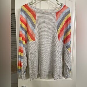 Striped Knit Sweater
